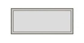 Цокольдля дверей Браво, П-33 (Венге)